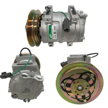NEW AC Compressor For Hyundai Kobelco Komatsu Excavators 2039796830 2039796831 506011-7441506211-6502