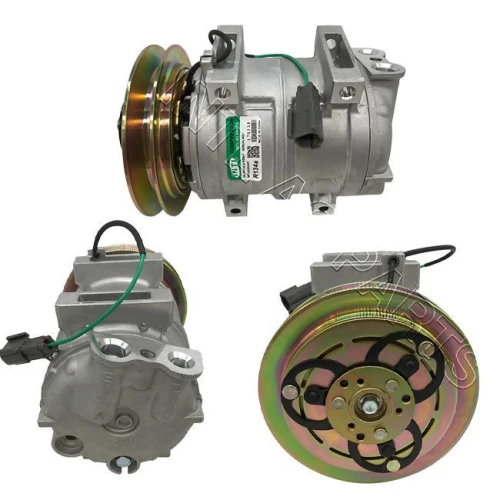 NEW AC Compressor For Hyundai Kobelco Komatsu Excavators 2039796830 2039796831 506011-7441506211-6502