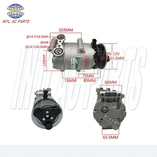 VISTEON VS16 auto air ac compressor FORD FOCUS 1.4 1.6 c-max /Volvo c30 s40 v50