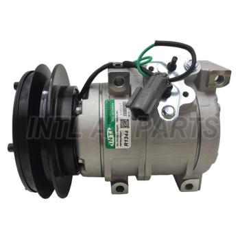 Air conditioner AC Compressor John Deere Komatsu excavator 20Y-979-6121-DENSO 10S15C- NEW 447220-4053 447220-4052 7512875 447220-4781 20Y9796121 4472205506 1131243