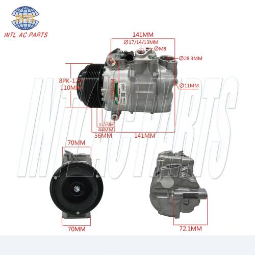 A/C COMPRESSOR Mercedes-Benz Freightliner Sprinter 2500 3500 0002307611 CO 11244C