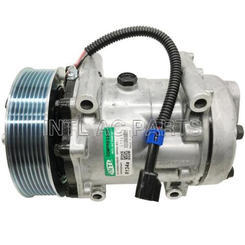 SD7H15 Auto Ac Compressor For Kenworth-Piterbilt F69-1014 Sanden 4006, 4164