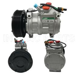 Auto Compressor Unit 10PA17C 24V with top fitting head for JOHN DEERE Tractor AT172975 447200-2525 Car AC Compressor Wholesale