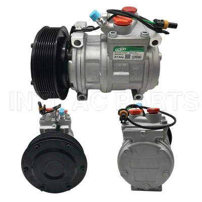 Auto Compressor Unit 10PA17C 24V with top fitting head for JOHN DEERE Tractor AT172975 447200-2525 Car AC Compressor Wholesale