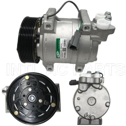 Compressor John Deere Escavadeira 130 Mod. DKS15C Polia 8PK 24V