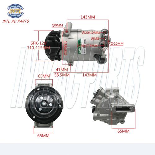 CVC Auto Ac Compressor For Fiat Toro 2016 51961724 52094150 ACP221