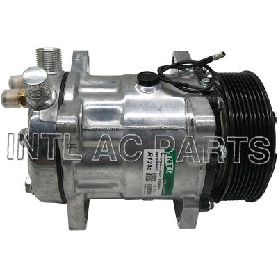 RC.600.040 82008689 82016158 82002069 820161581 4711 SANDEN 7H15 SD7H15 AC COMPRESSOR Bateman/Case/New Holland/Fiat Valtra Valmet