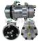 AUTO air conditioning ac compressor PV8 pulley 24V Compressor SANDEN SD709 SD-709 7H15 SD7H15 universal used