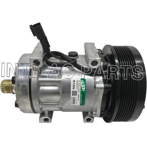 Sanden 7H15 Auto Ac Compressor CASE New Holland Tractor 317008A2 317008A3 86992688 86993463 RC.600.299