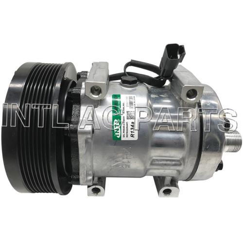 Sanden 7H15 Auto Ac Compressor CASE New Holland Tractor 317008A2 317008A3 86992688 86993463 RC.600.299