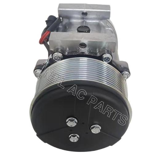 87709773 AIR COMPRESSOR SD7H15 8PK-119mm fits for Case IH Tractor Puma Steyr New Holland T7000 87300121 6020 / 6132 8217