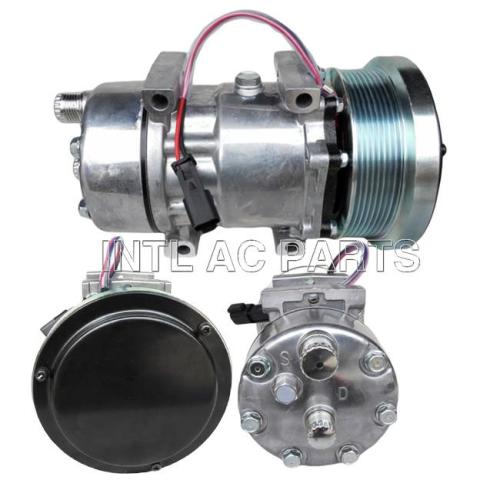 Sanden SD7H15 ac compressor for CATERPILLAR 8PK/132mm 12V sanden 4498 4806 4813 1789570 178-9570 manufacturer