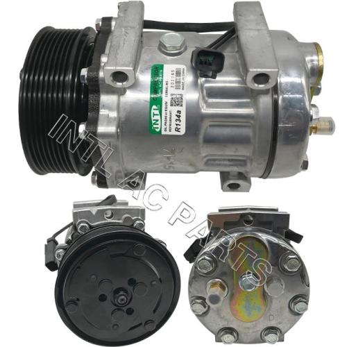 SD7H15 Auto Ac Compressor FOR Caterpillar Bagger 416E 420E Sanden 4021 2992212