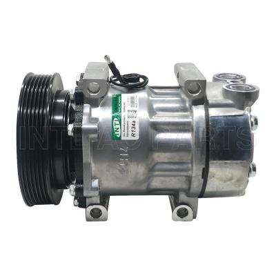 Auto air conditioning compressor Sanden 7H15 SD7H15-PV6-132mm  for Saab 9000 L4 2.3L 94-98 4319240 Sanden 7943  China auto factory