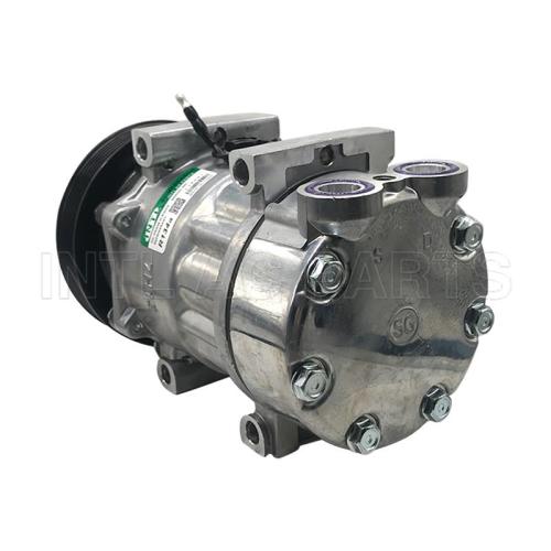 Auto air conditioning compressor Sanden 7H15 SD7H15-PV6-132mm  for Saab 9000 L4 2.3L 94-98 4319240 Sanden 7943  China auto factory