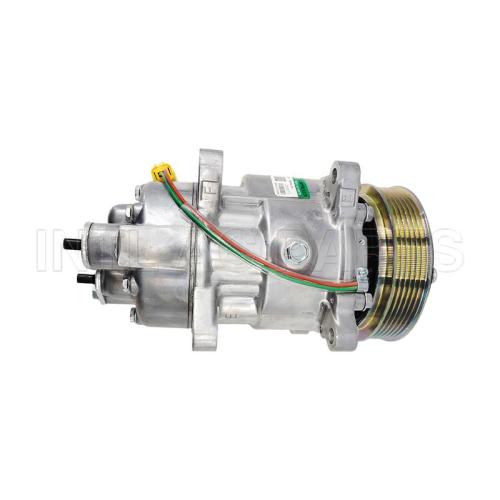 Sanden SD6V12 Car Air Conditioning Compressor AC For Peugeot 206 307 406 607 806 6453KW 6453LA 9639078280 9659230880 9682930280