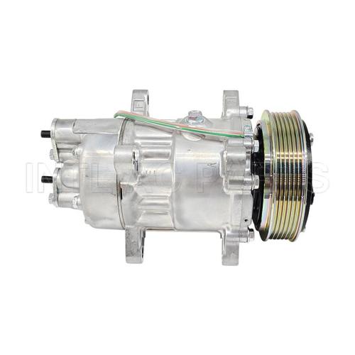 Sanden SD6V12 Car Air Conditioning Compressor AC For Peugeot 206 307 406 607 806 6453KW 6453LA 9639078280 9659230880 9682930280