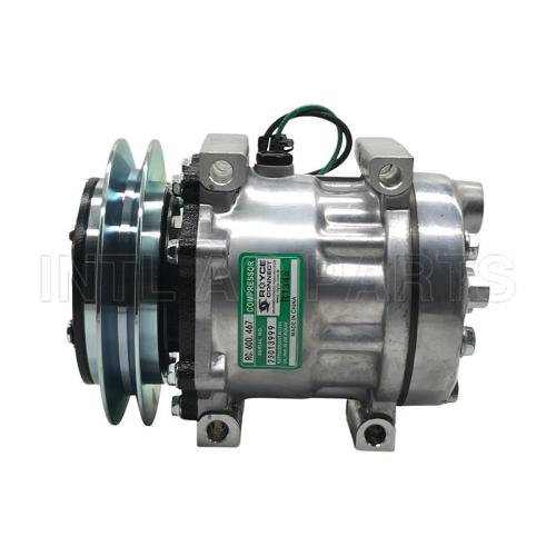 SD7H13 8925 AC Compressor for Case Excavator 350 - D-BODY 1GA 146MM 24V LC91V00002F2/ LC91V00002F3/ LC91V00002F1 RC.600.467