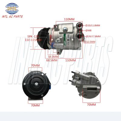 Compressor for delphi PV5 for Chevrolet Cobalt / Spin 1.8 659958011 659958011 94777204