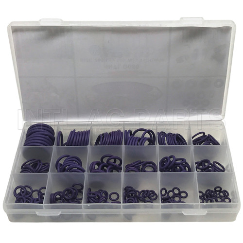 18 SIZE O-RING KIT CASE NBR PACKING WITH PURPLE 265PCS