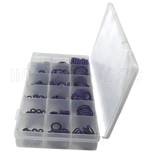 18 SIZE O-RING KIT CASE NBR PACKING WITH PURPLE 265PCS