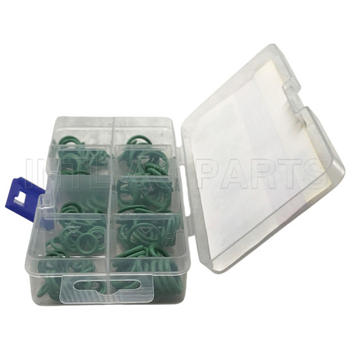 MID 8 SIZE O-RING KIT CASE NBR PACKING WITH GREEN (145PCS)