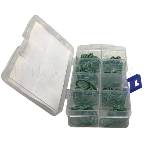 MID 8 SIZE O-RING KIT CASE NBR PACKING WITH GREEN (145PCS)