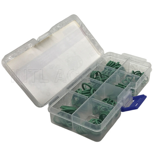 MID 8 SIZE O-RING KIT CASE NBR PACKING WITH GREEN (145PCS)