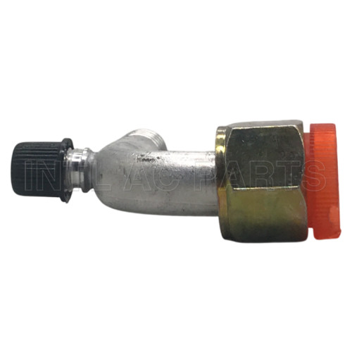 #10 90 degree female oring barb hose fitting /connector/coupling with Al joint R12 value