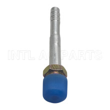 universal auto air conditioning hose barb fitting crimp on fitting hose connector male #6 straight