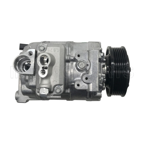 Car AC Compressor VW AMAROK TRANSPORTER MULTIVAN 2.0 TDI 2013-2015 7E0820803J 447150-2603 DENSO 7SEU17C