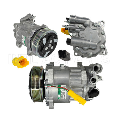 SD7C16 A/C Compressor For Sanden 1305F CITROEN C5 II PEUGEOT 406 9656572280 700510446 81.10.59.003 SD7C1 6-1305F