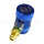 Low Side R1234yf Coupler (12 mm-F x 14 mm) with extended disconnect protection sleeve TO 7626C