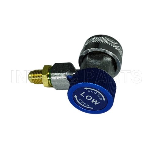 Universal 90° quick connector blue low pressure TO 2934C  2421115