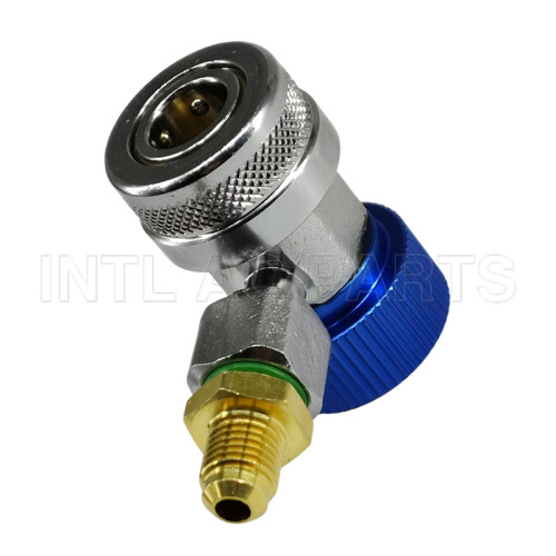 Universal 90° quick connector blue low pressure TO 2934C  2421115