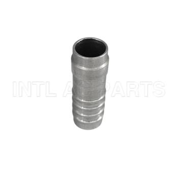 A/C Refrigerant Hose Fitting through tube pipe aluminum End  Barb 3 Inner Weld-On  EX 5296C FT 0004C #12