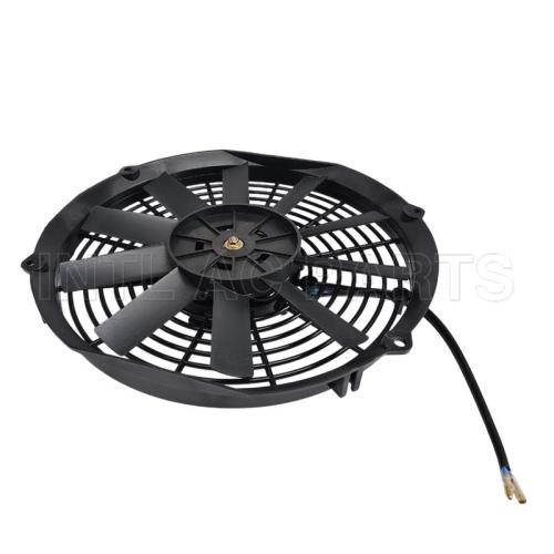 Cooling Fan / Auto AC Fan 12 inch 24V 80W round frame with 10 straight blade