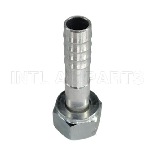 #10 Straight Aluminum Barb Female O-ring R134A Fitting