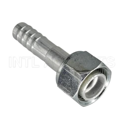 #10 Straight Aluminum Barb Female O-ring R134A Fitting