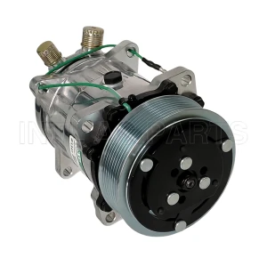SD7H15 Caterpillar Auto Ac Compressor Sanden 4443 4762 CO 4762C