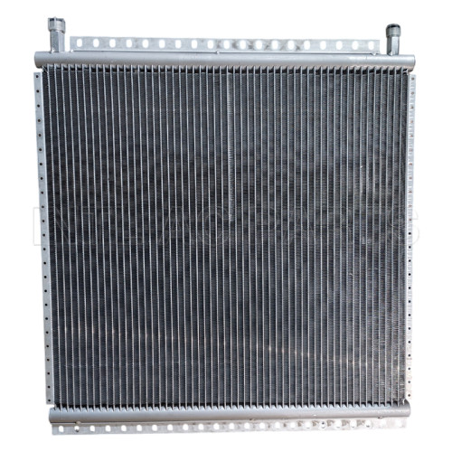 Universal Auto Car ac Condenser CN 22X22(18MM CORE DEPTH)4 RAILS UNPAINTED