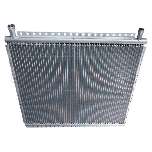 Universal Auto Car ac Condenser CN 22X22(18MM CORE DEPTH)4 RAILS UNPAINTED