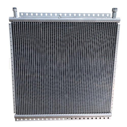 Universal Auto Car ac Condenser CN 22X22(18MM CORE DEPTH)4 RAILS UNPAINTED