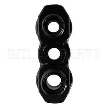 Universal A/C compressor Fitting Adapter Horizontal Port/Tube manifold fitting 3/4