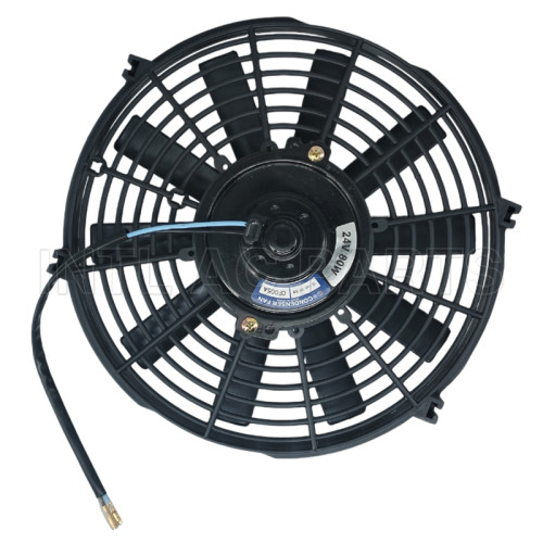 10 inch 24V 80W round frame with 10 straight blade RC.550.511