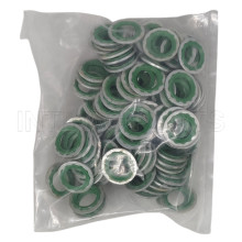 1.3mm*19.0mm*11.1mm Car a/c ac compressor shaft seal Silver sellos HNBR GREEN