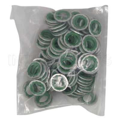 1.3mm*19.0mm*11.1mm Car a/c ac compressor shaft seal Silver sellos HNBR GREEN