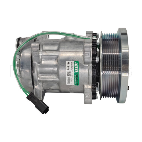 Sanden 7H15 SD7H15 air ac compressor Caterpillar GK HEAD POKKA 8007 8PK 132MM 24V