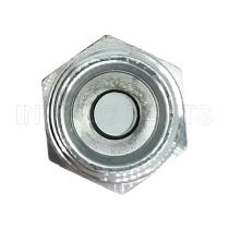 Aluminum #6 R134a  Straight Hose Fitting