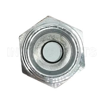 Aluminum #6 R134a  Straight Hose Fitting